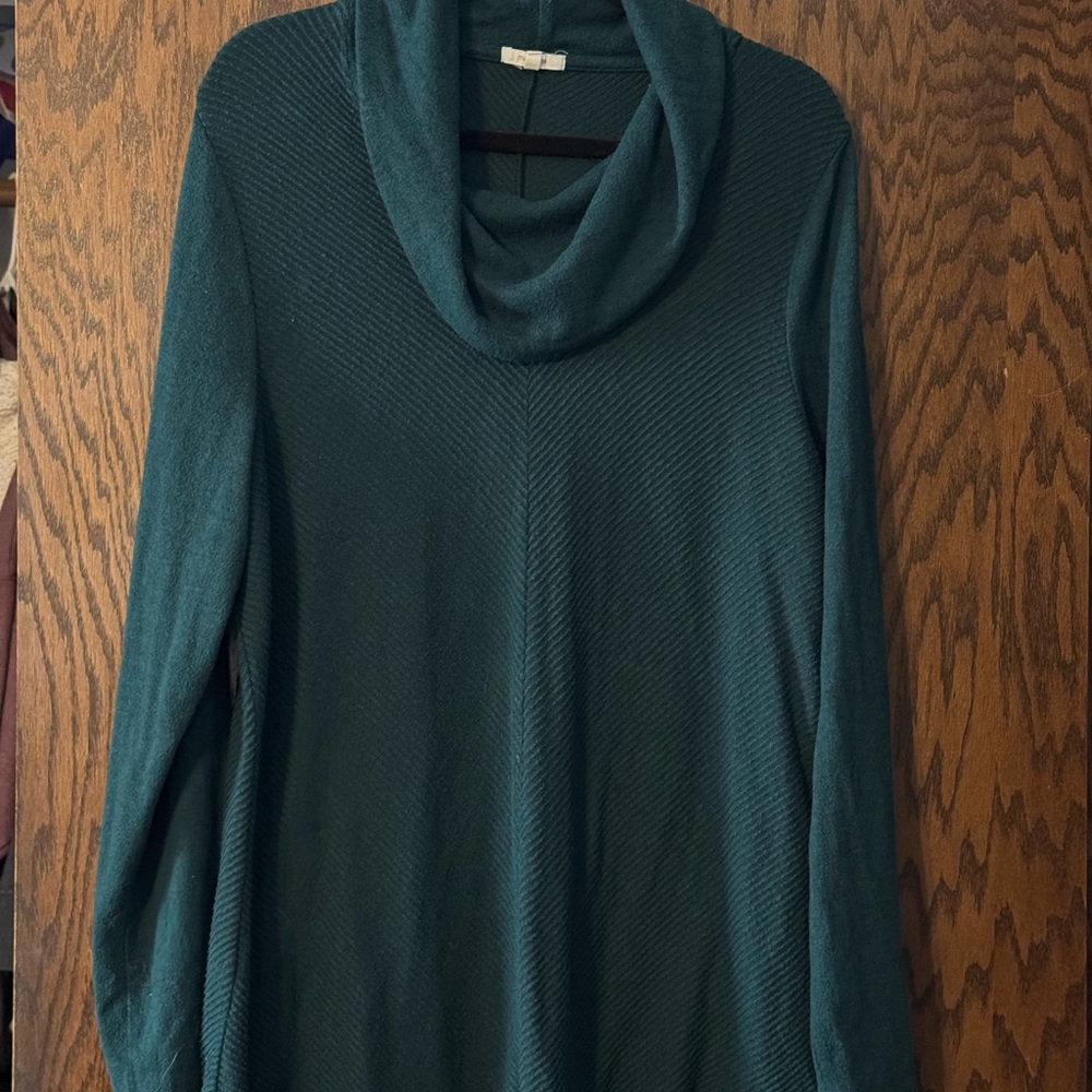Maurices Deep Green Cowl Neck Sweater